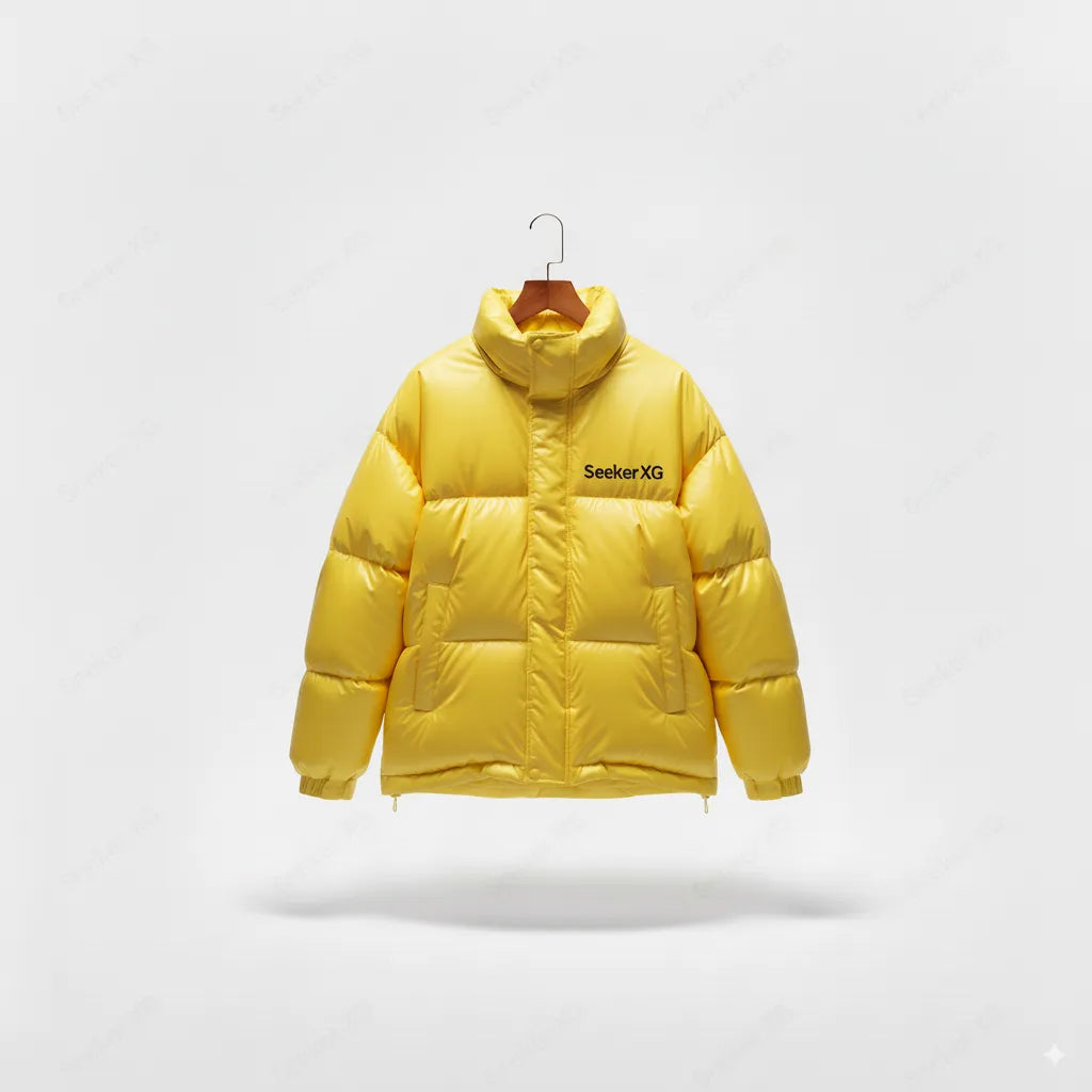 SEEKER XG Oversized Puffer Jacket – Premium Streetwear Winter Coat for Men & Women