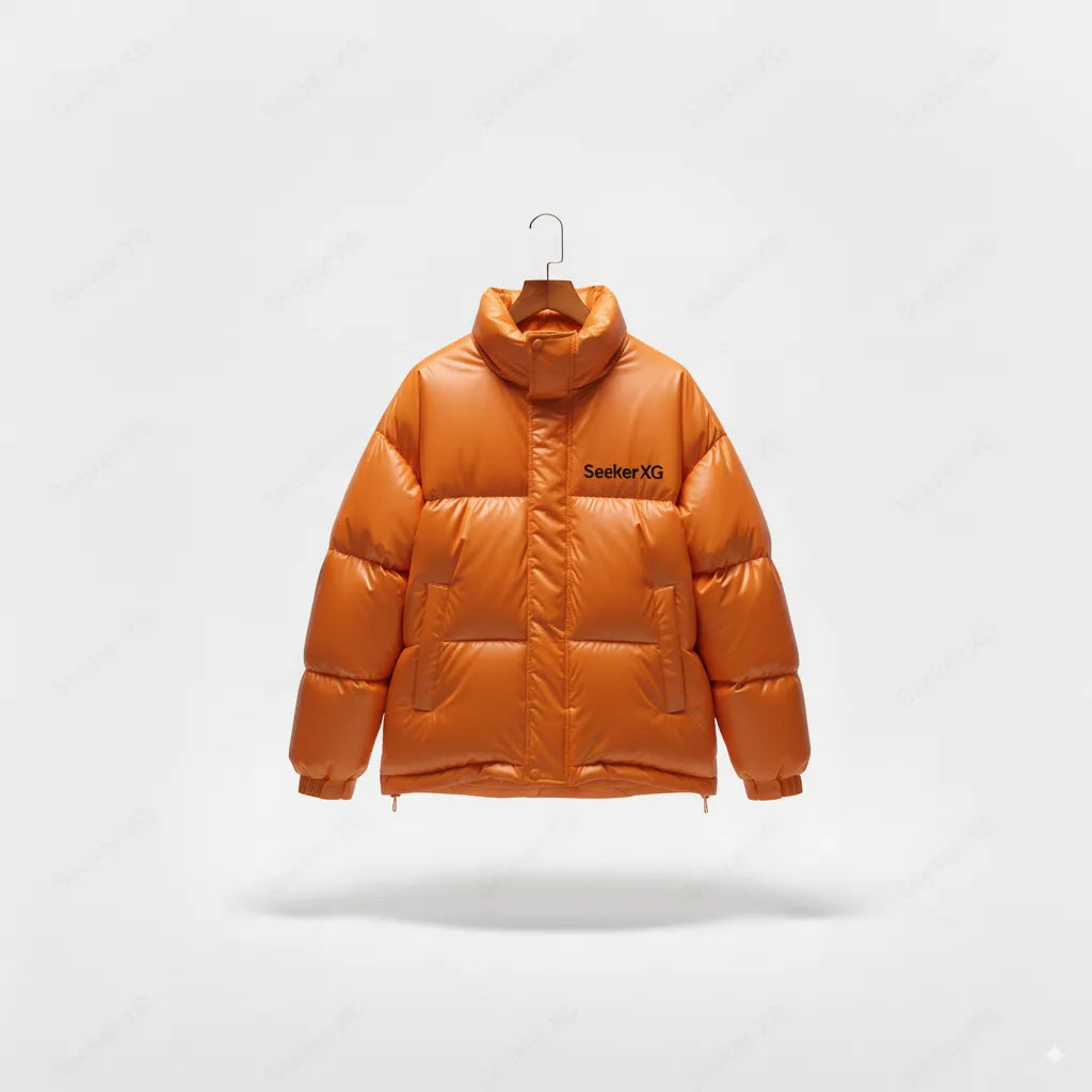 SEEKER XG Oversized Puffer Jacket – Premium Streetwear Winter Coat for Men & Women