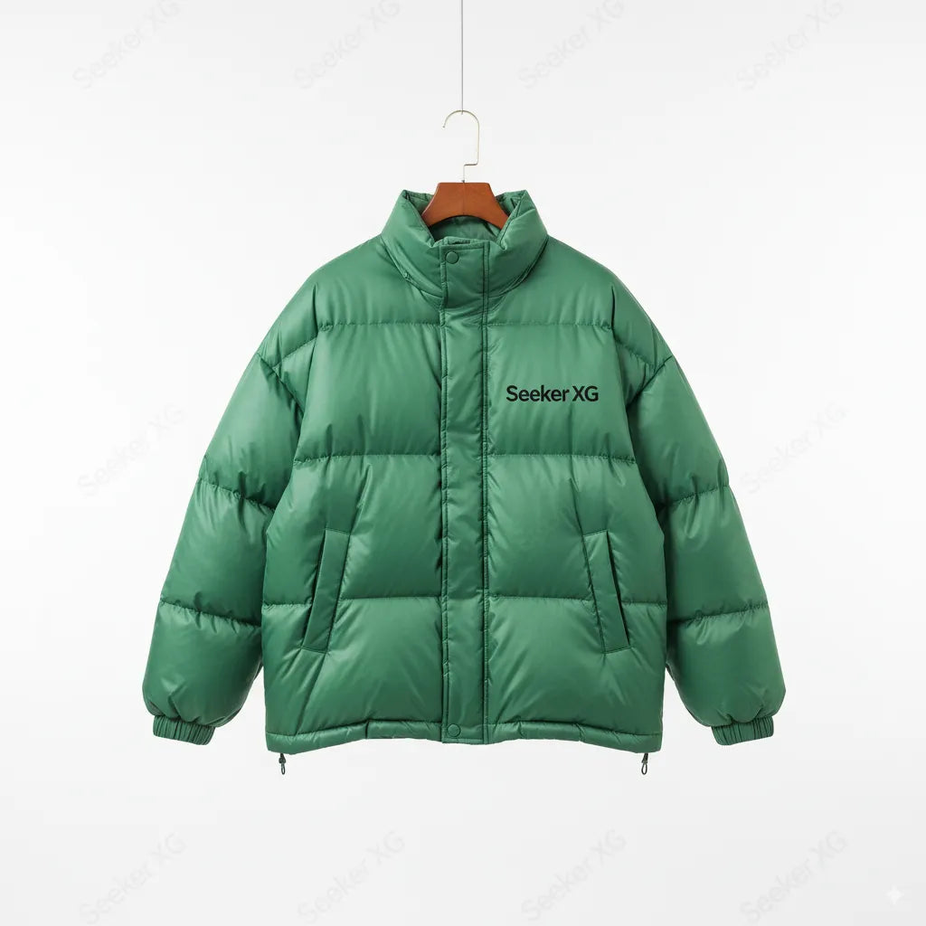 SEEKER XG Oversized Puffer Jacket – Premium Streetwear Winter Coat for Men & Women