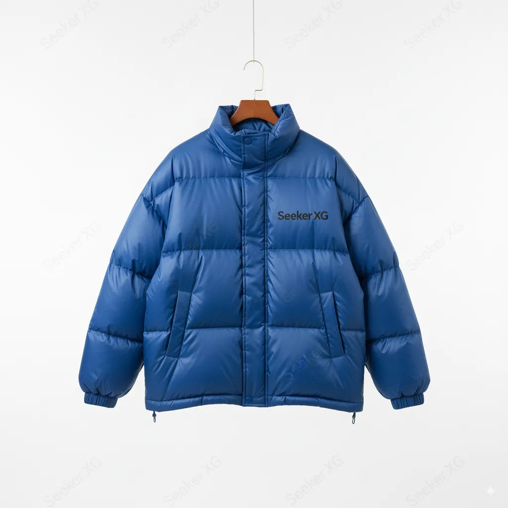 SEEKER XG Oversized Puffer Jacket – Premium Streetwear Winter Coat for Men & Women