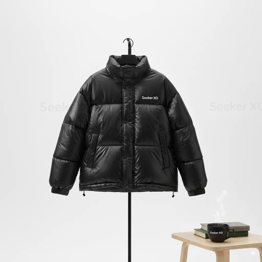 SEEKER XG Signature Oversized Puffer Jacket – Elite Streetwear Winter Armor | Luxury Insulated Outerwear for Bold Style