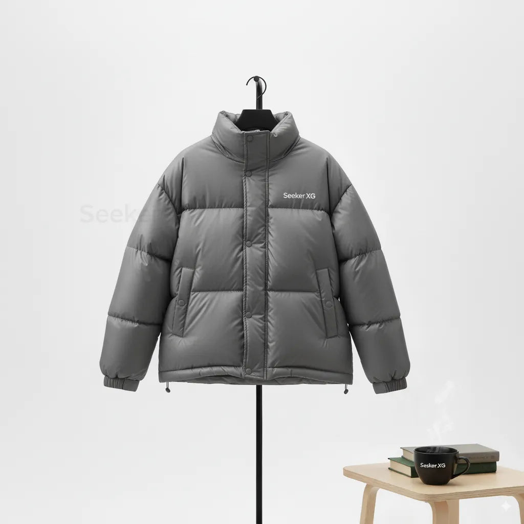 SEEKER XG Signature Oversized Puffer Jacket – Elite Streetwear Winter Armor | Luxury Insulated Outerwear for Bold Style