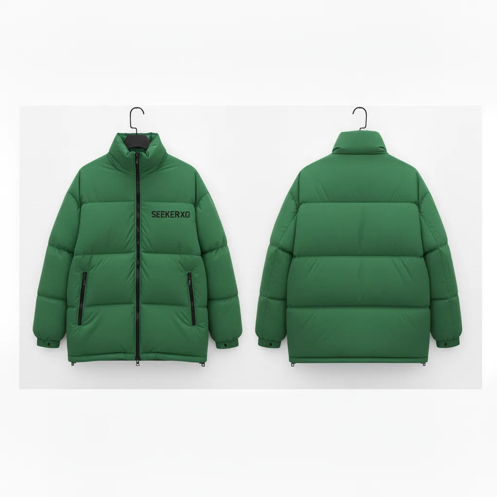 SEEKER XG Oversized Puffer Jacket – Next-Gen Streetwear Winter Coat | Premium Unisex Cold-Weather Armor