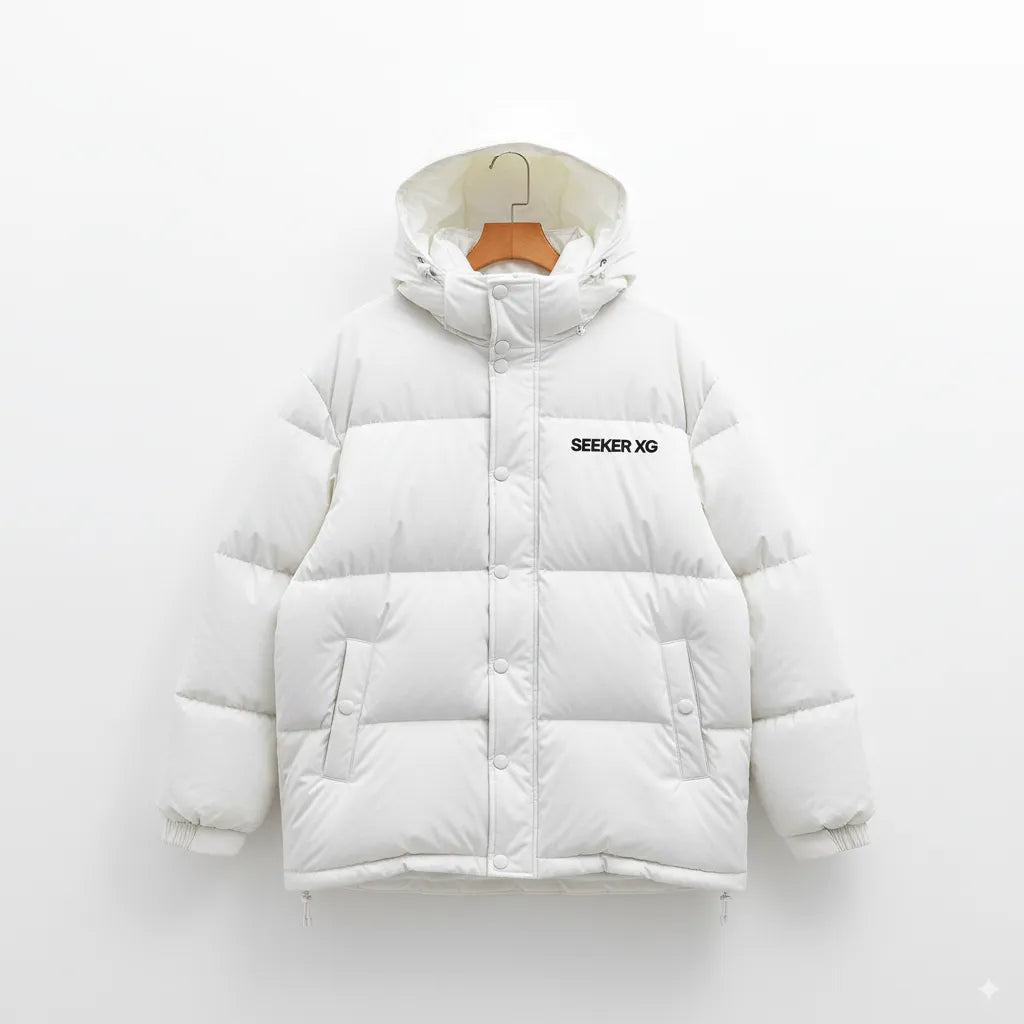 SEEKER XG Premium Oversized Puffer Jacket – Luxury Winter Streetwear Coat for Men & Women