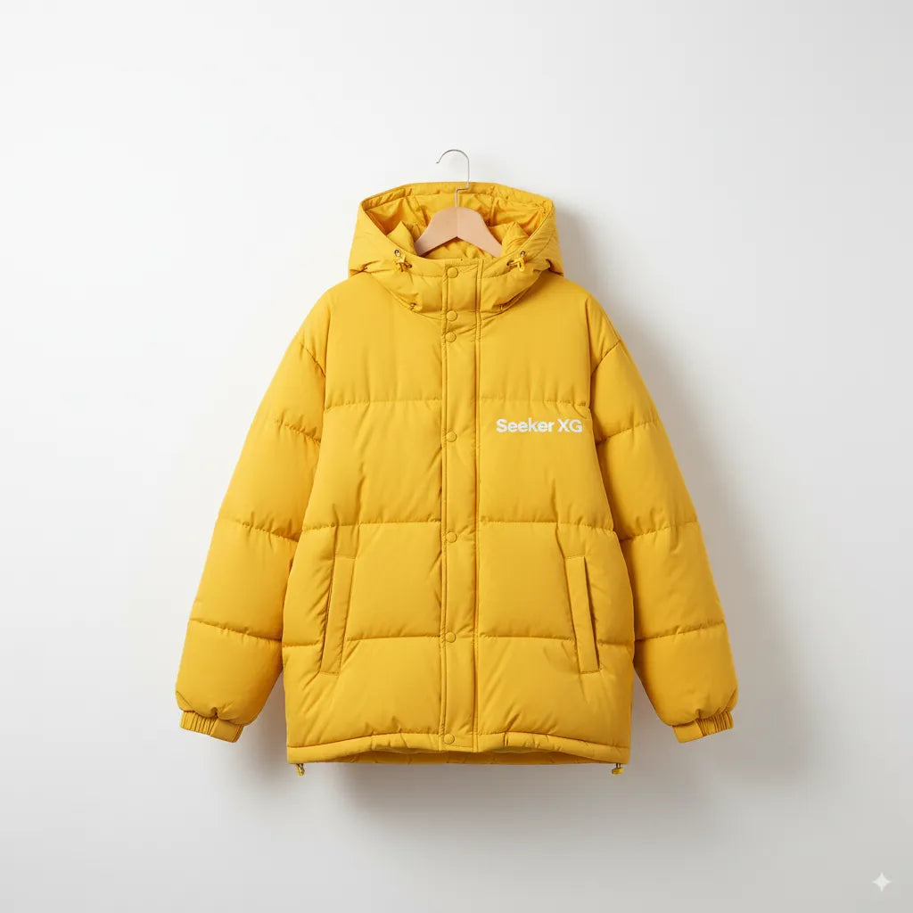 SEEKER XG Premium Oversized Puffer Jacket – Luxury Winter Streetwear Coat for Men & Women